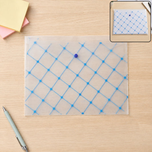 A4 button document folder water resistant