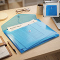 Plastic Document Folder – Waterproof A4 File Organizer with Closure