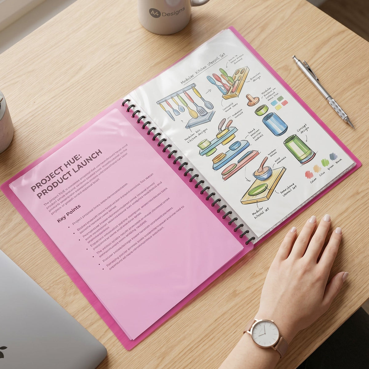 Display file organizer office