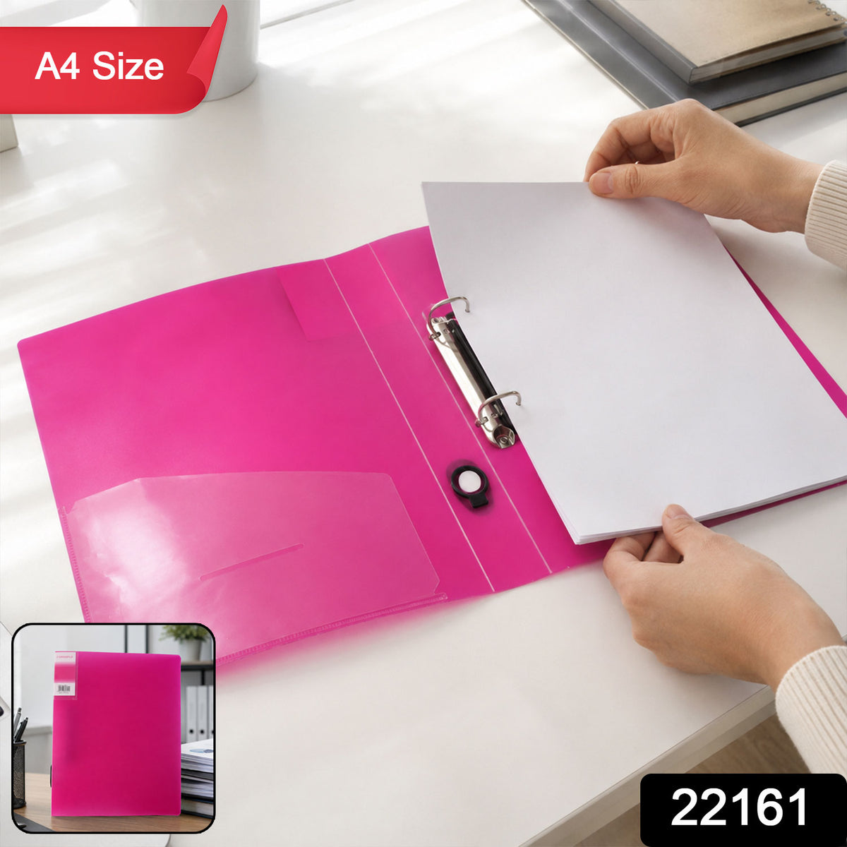 Ring binder folder pack