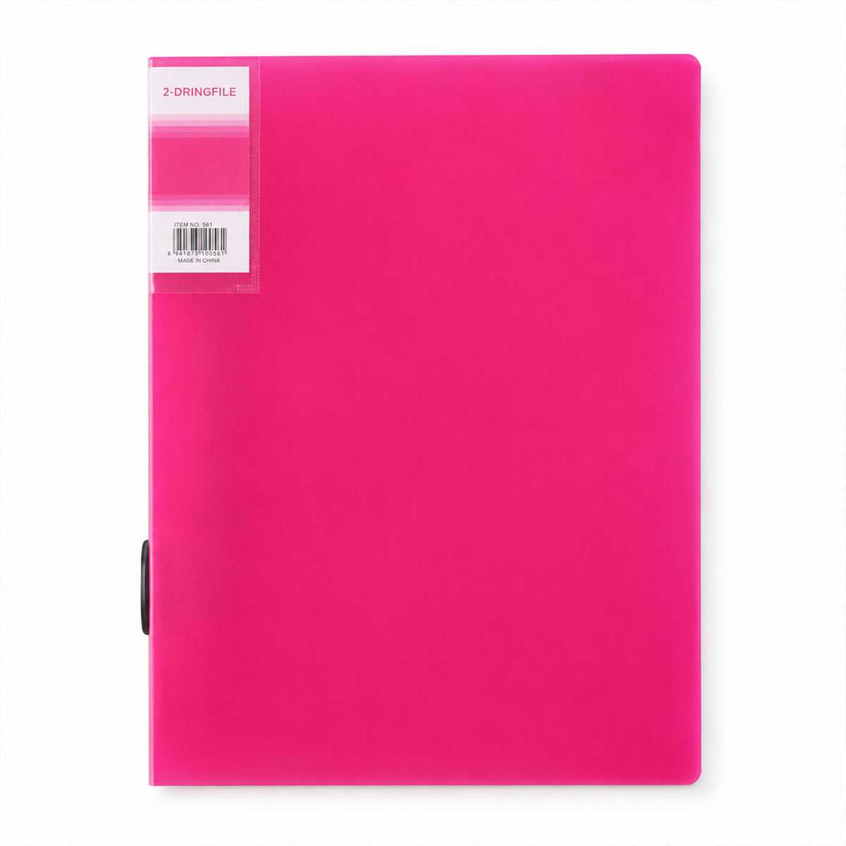 Ring binder folder white bg
