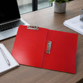 Plastic Double Clip File Folder for Secure Office Paper and Document Storage Use