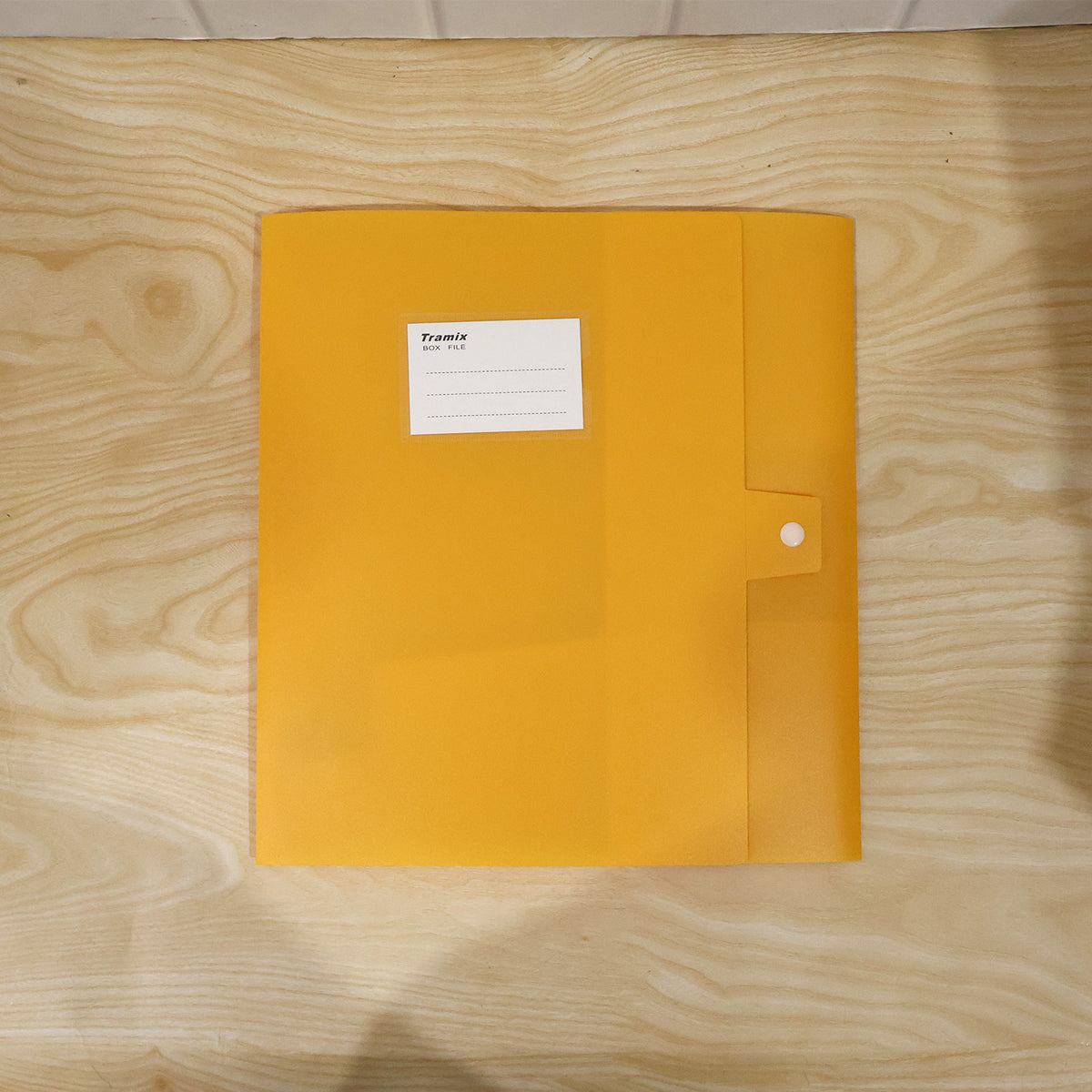 Plastic document box file live product photo