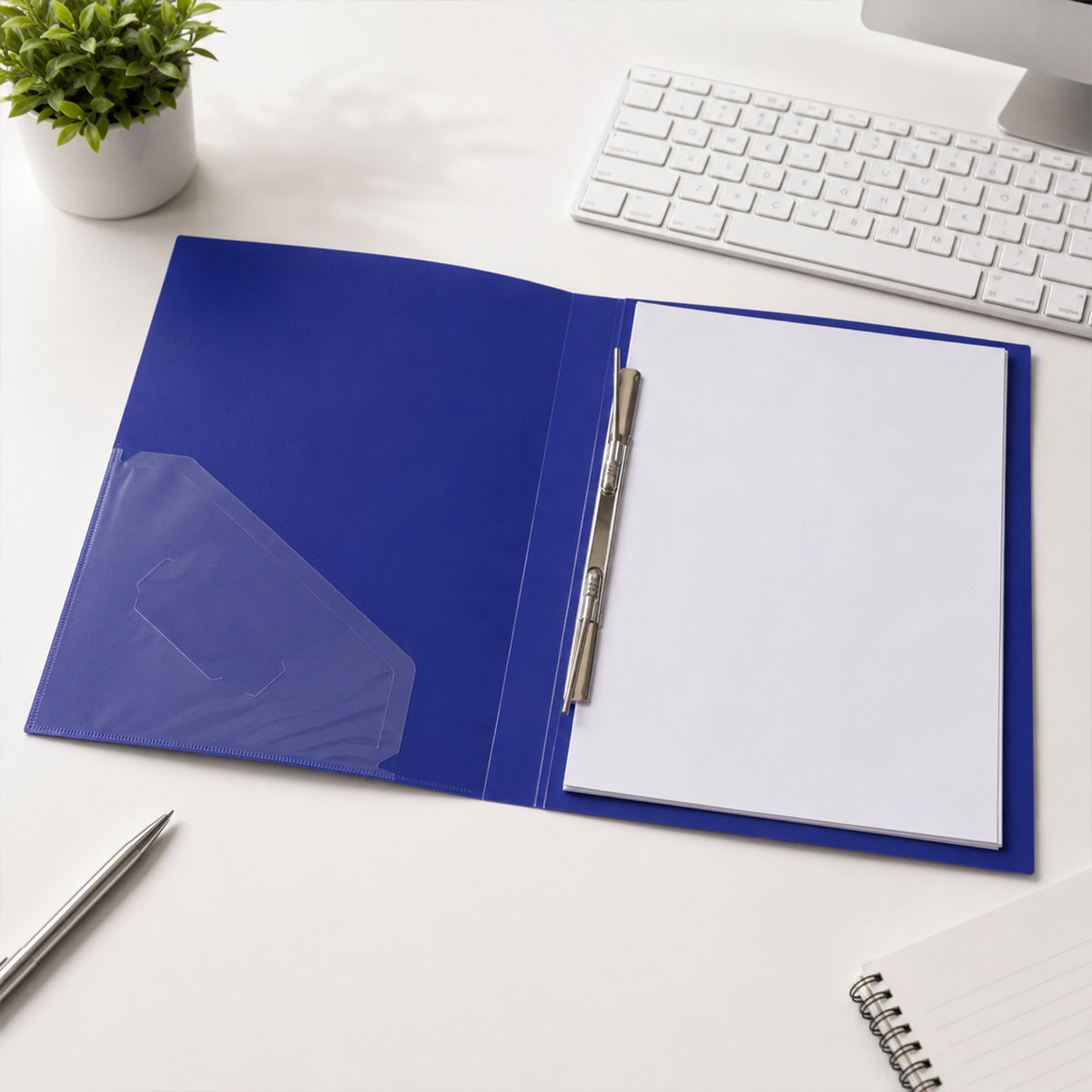 Clip file folder office use