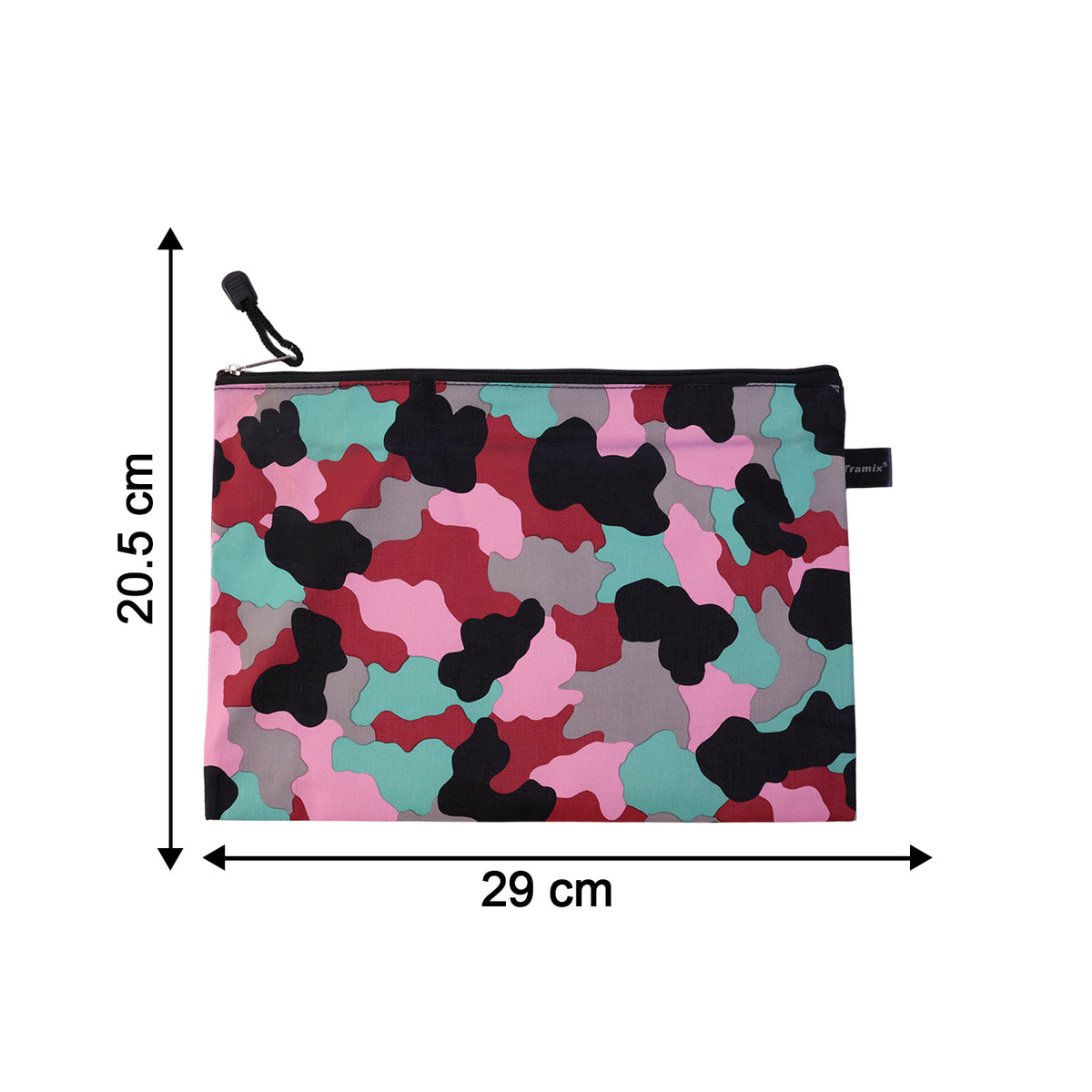 Multipurpose zipper pouch dimensions 29 by 20.5 centimetres