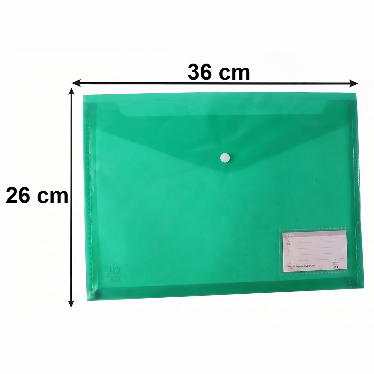 Plastic document folder dimensions 36 by 26 centimetres