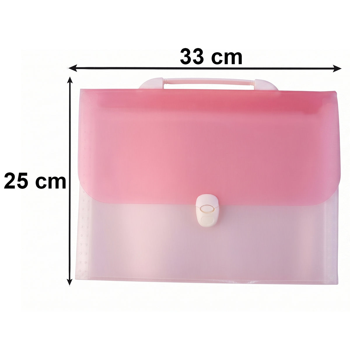 Expanding document folder dimensions 33 by 25 centimetres
