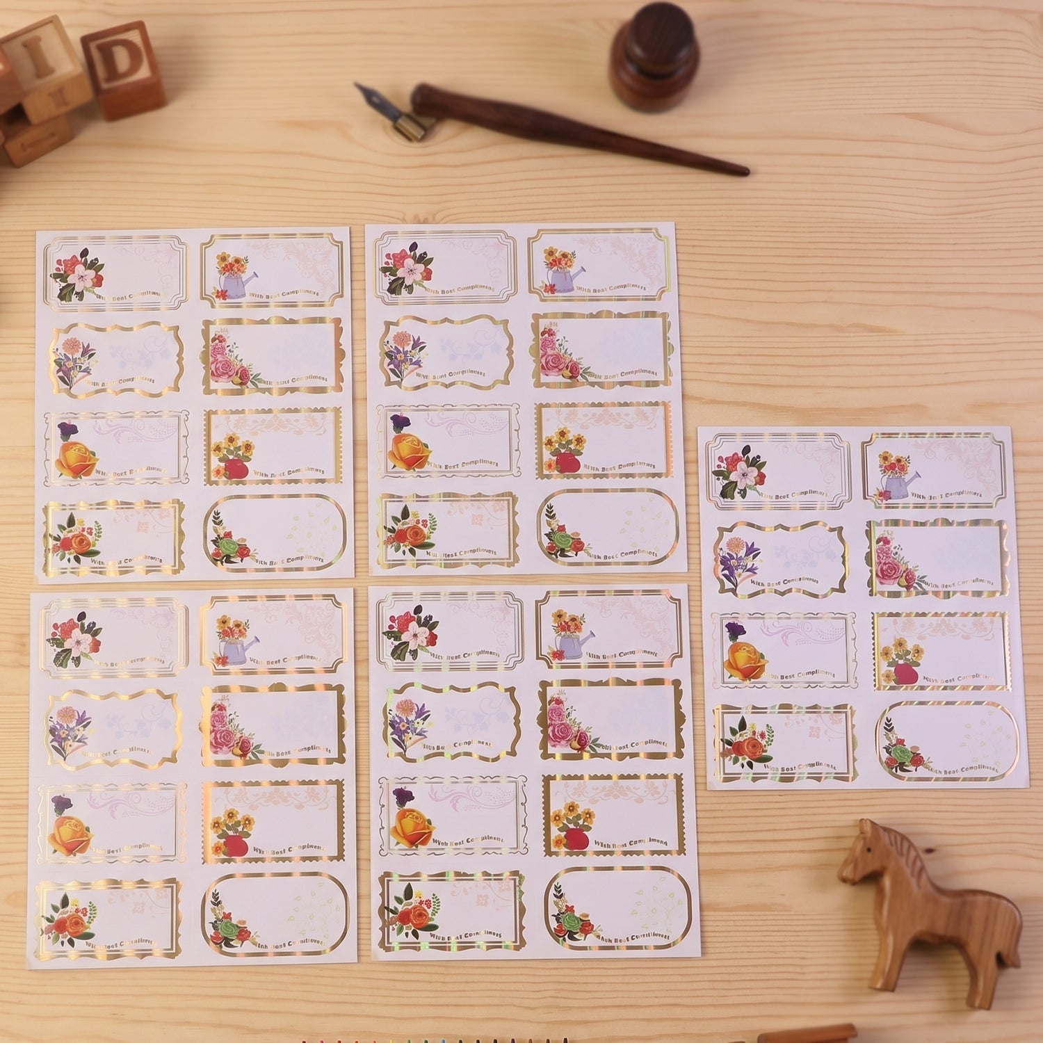 22182 gift tag stickers no sku