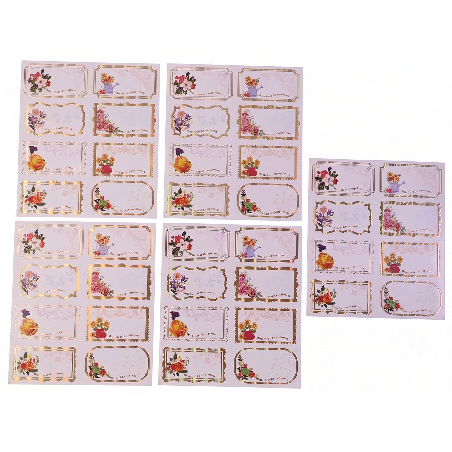 22182 gift tag stickers white background