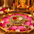 Kumkum Holder – Tortoise Shape for Puja & Rituals with Twin Compartments