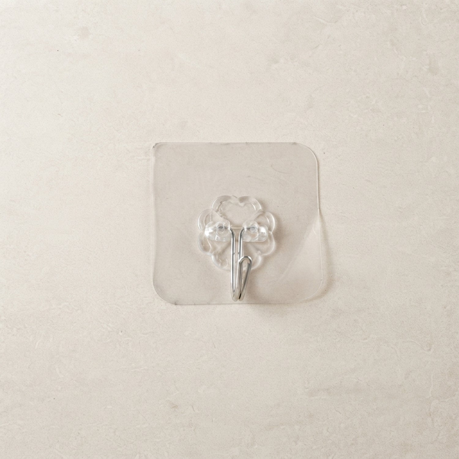 Flower design adhesive utility hook