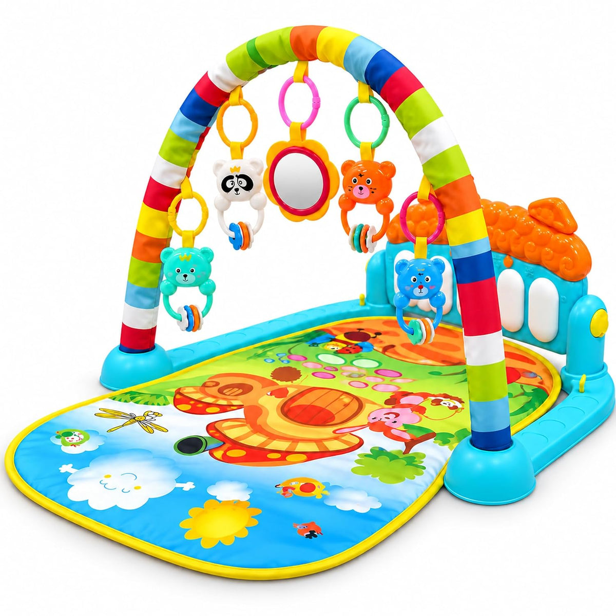 Baby piano activity play gym with hanging toys Baby_Piano_Play_Gym_01_Main