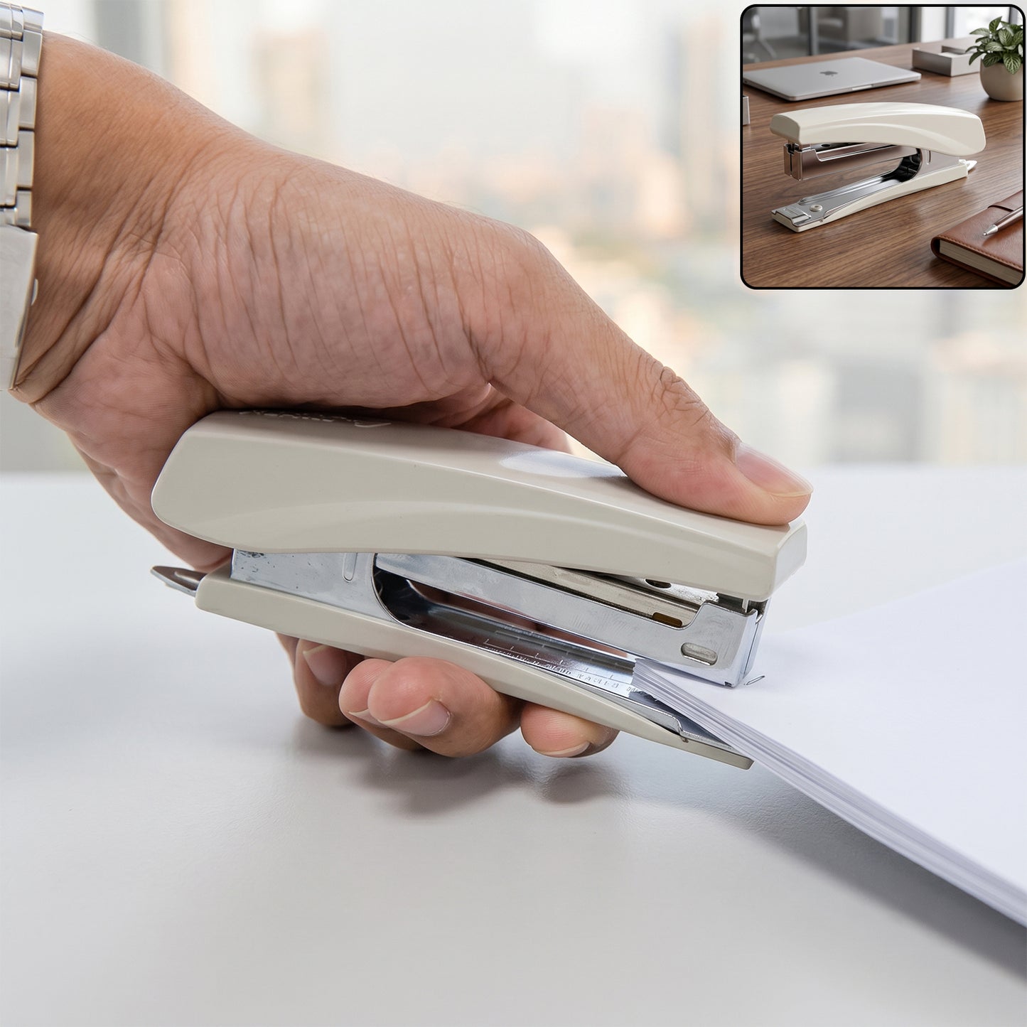 Kangaro HD-10D Professional Metal Stapler for Office, School and Home Use (1 Pc) - image 1