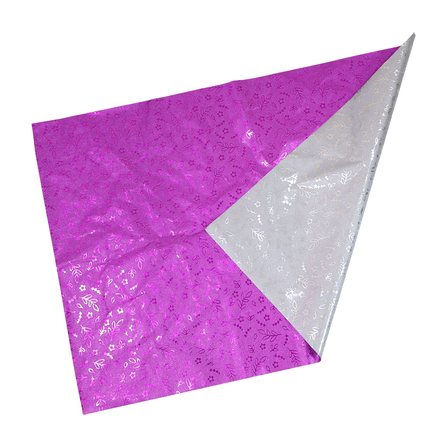 Gift wrapping paper on white background