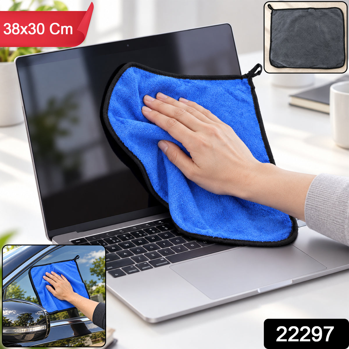 Multipurpose absorbent cleaning cloth image 2