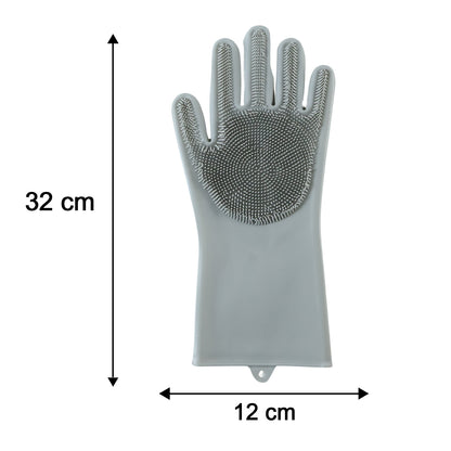 silicone cleaning gloves size 32 x 12 cm