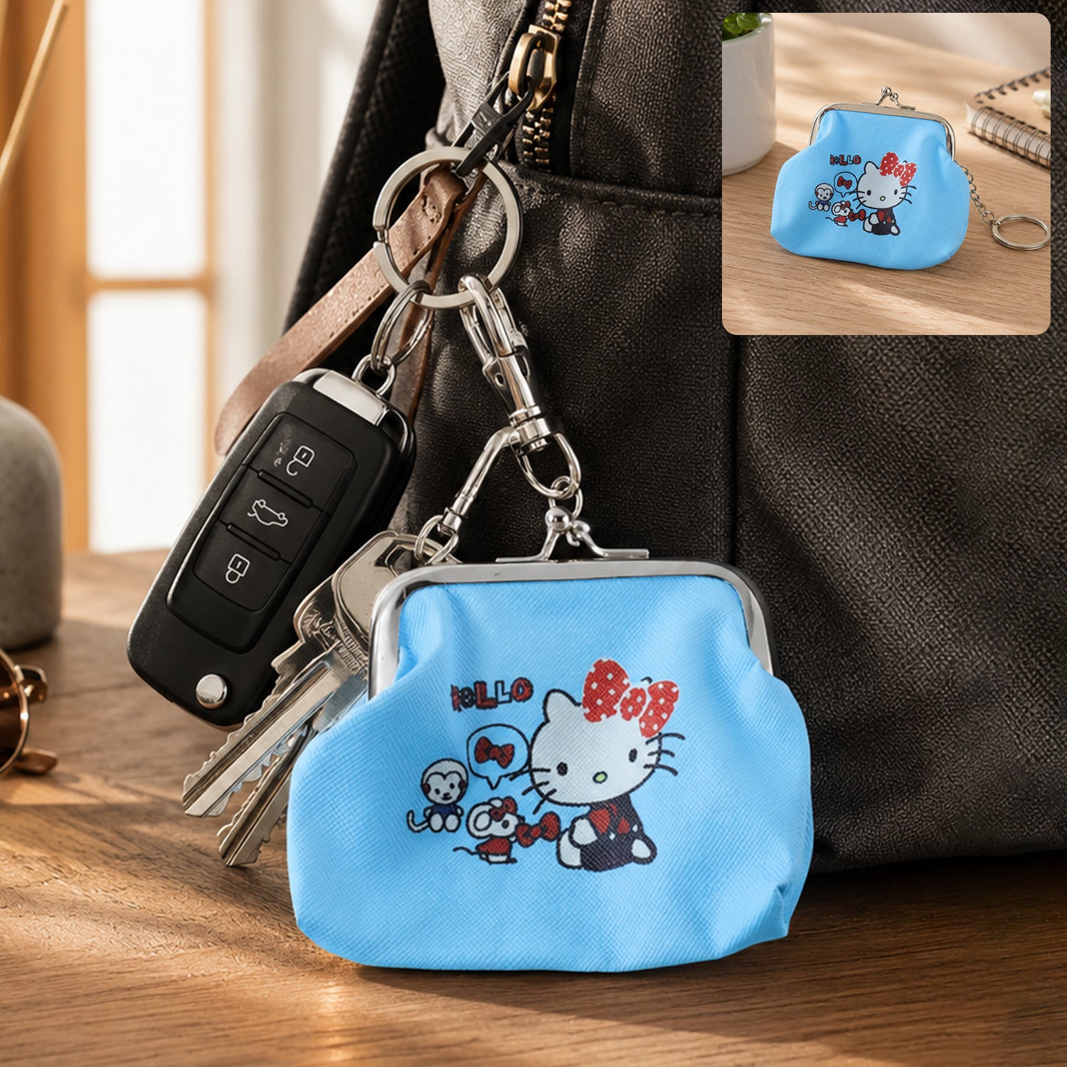 22317 cute mini coin purse keychain clean lifestyle image