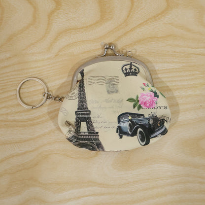 Actual mini coin purse plastic packing live photo