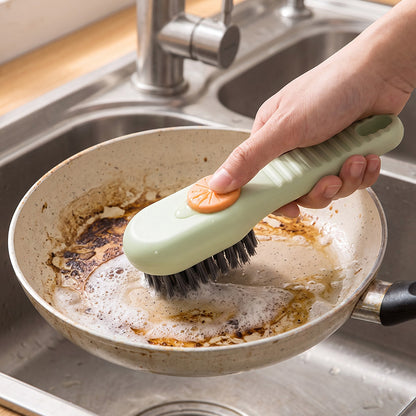 Kitchen cleaning brush for cookware