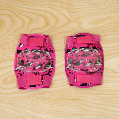 Kids knee pads wearing use