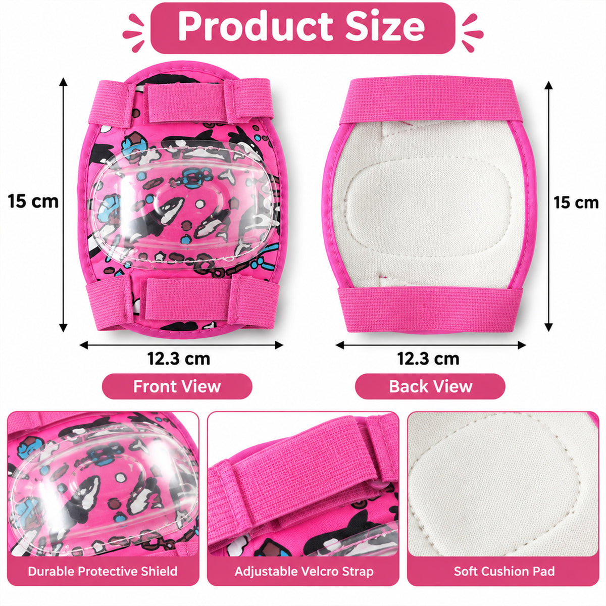Knee pads size guide