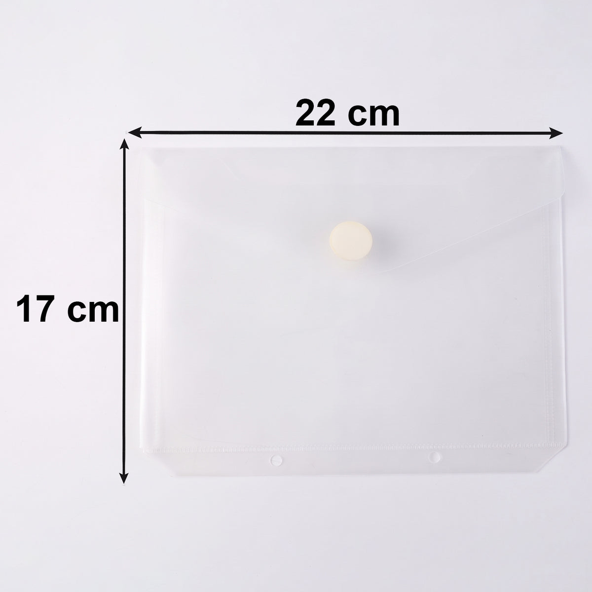 Transparent file folder dimensions 22 by 17 centimetres