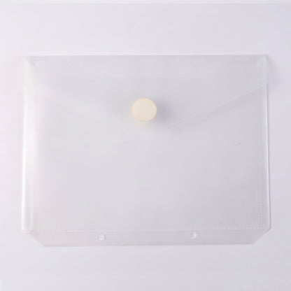 Transparent button file folder on white background