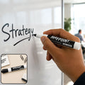 Whiteboard Marker Pen with Bold Chisel Tip and Low Odor Ink for Smooth Writing