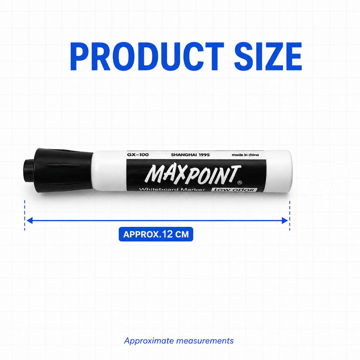 Whiteboard marker size guide