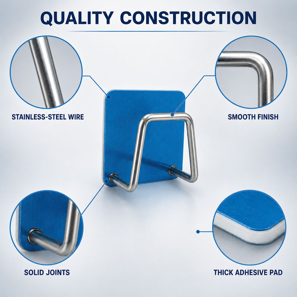 Adhesive sponge holder sink caddy product image 4
