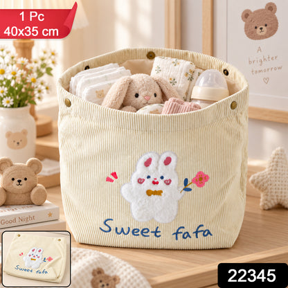 Foldable fabric storage basket product image 2