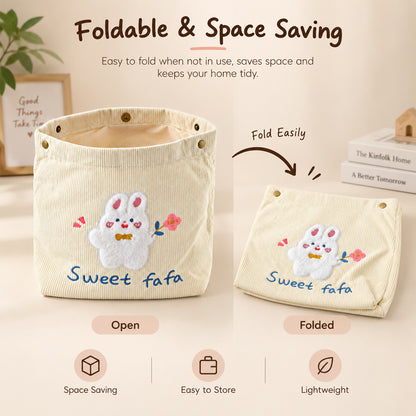 Foldable fabric storage basket product image 9