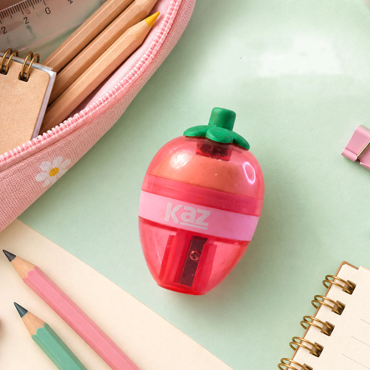 Strawberry manual pencil sharpener product image 3