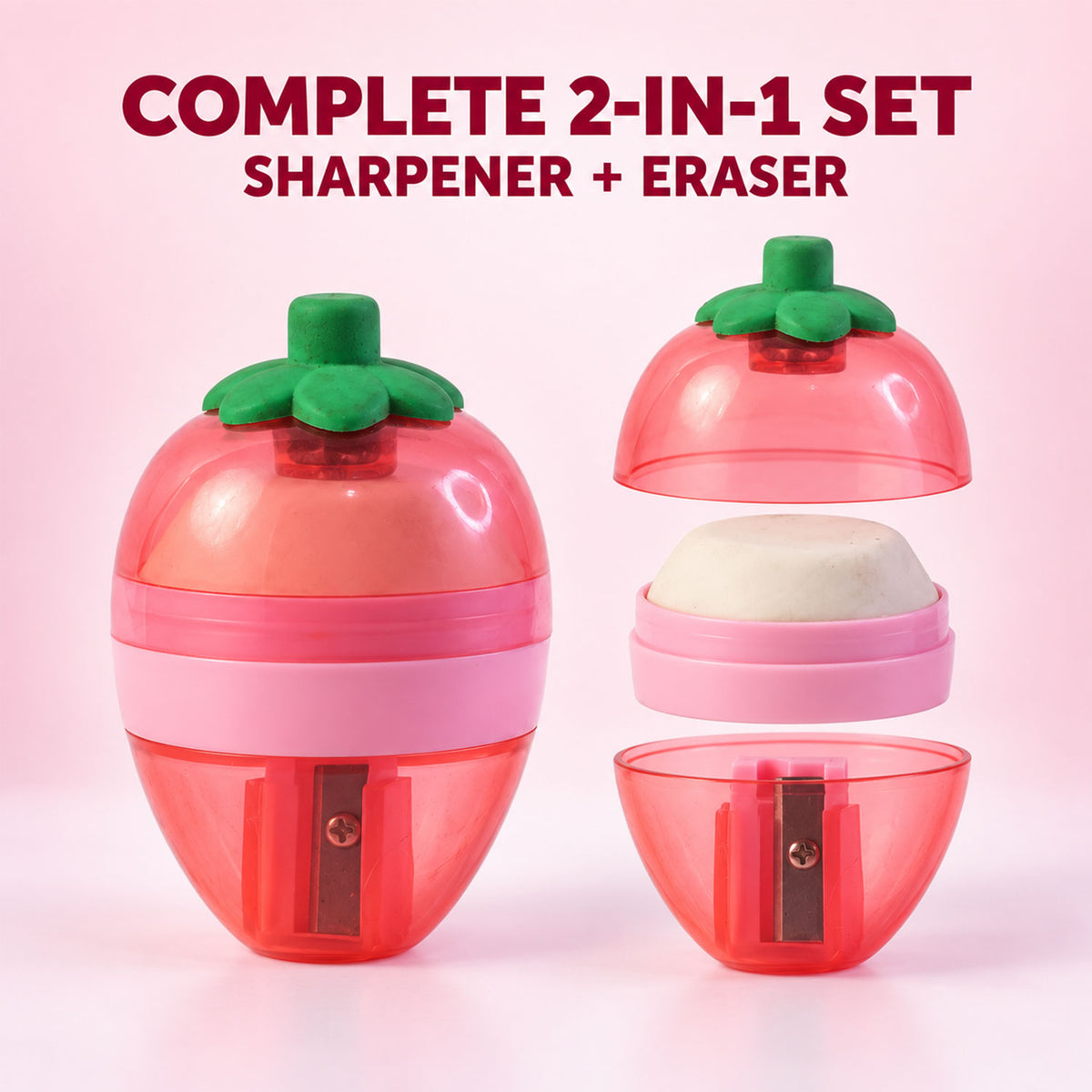 Strawberry manual pencil sharpener product image 7