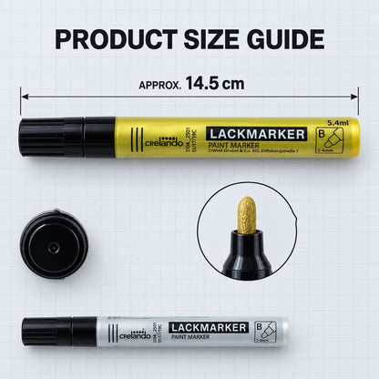 Paint marker size guide