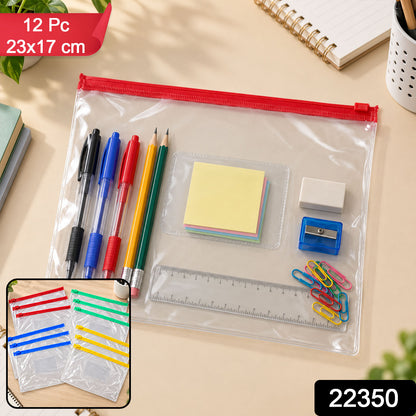 Transparent zipper storage pouch product image 2