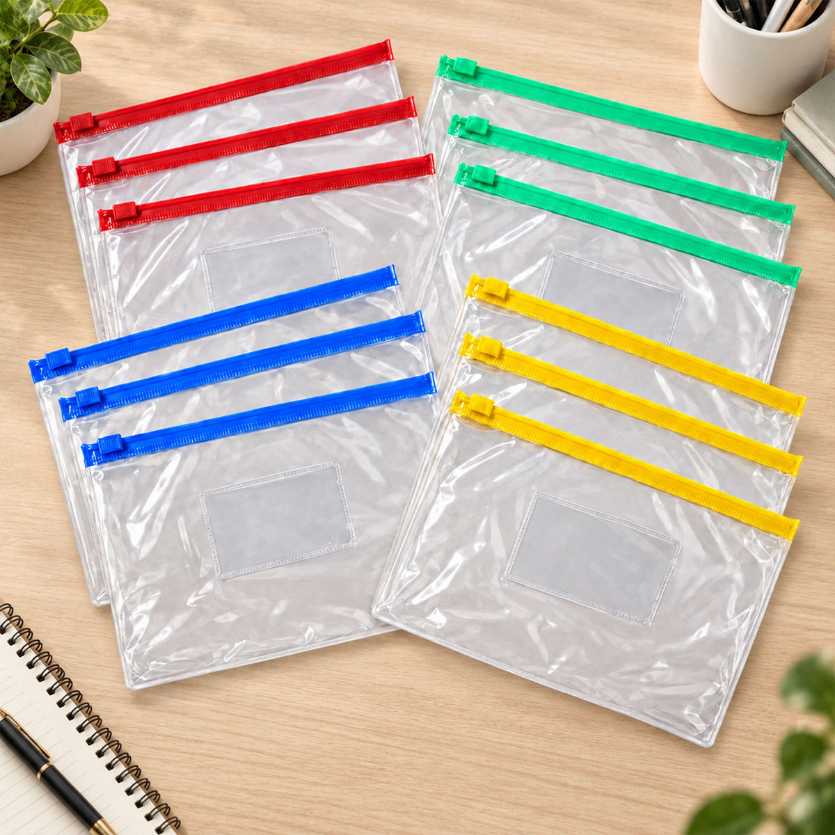 Transparent zipper storage pouch product image 3