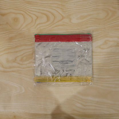 Transparent zipper storage pouch live packing photo