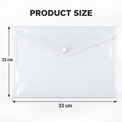 Plastic document file folder size image
