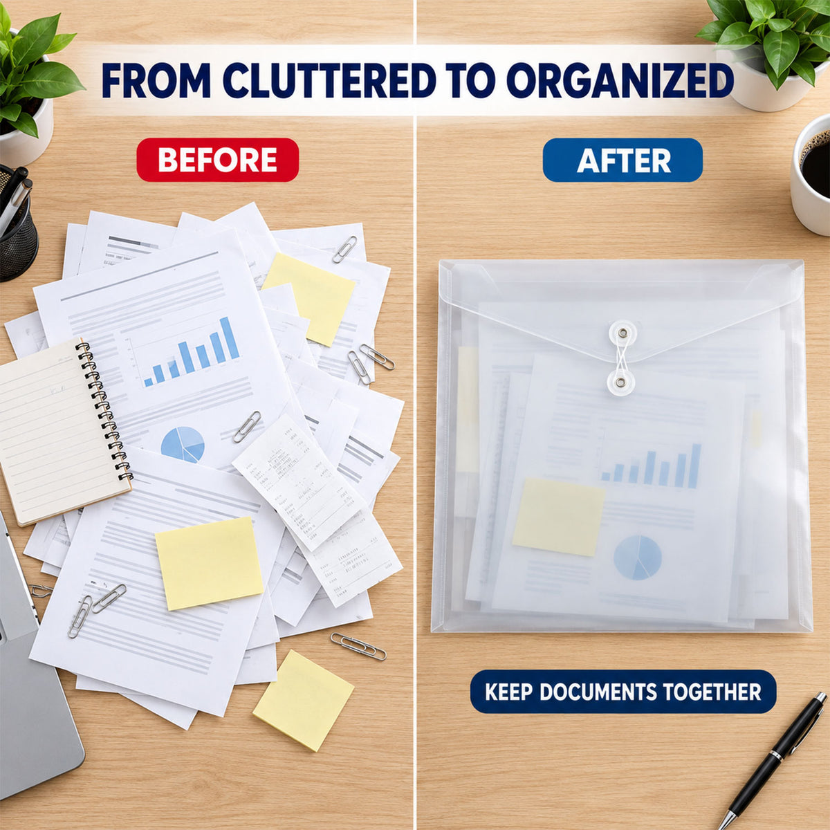 Plastic document file folder image 9