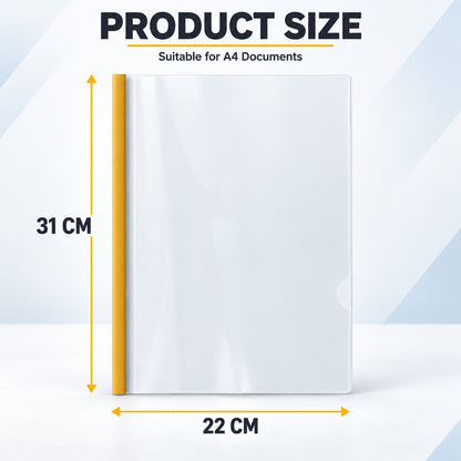 Transparent file folder dimensions 31 by 22 centimetres