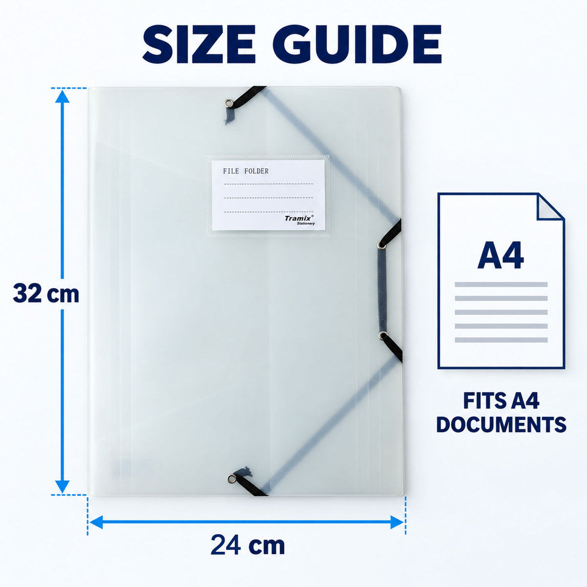 Transparent file folder dimensions 32 by 24 centimetres