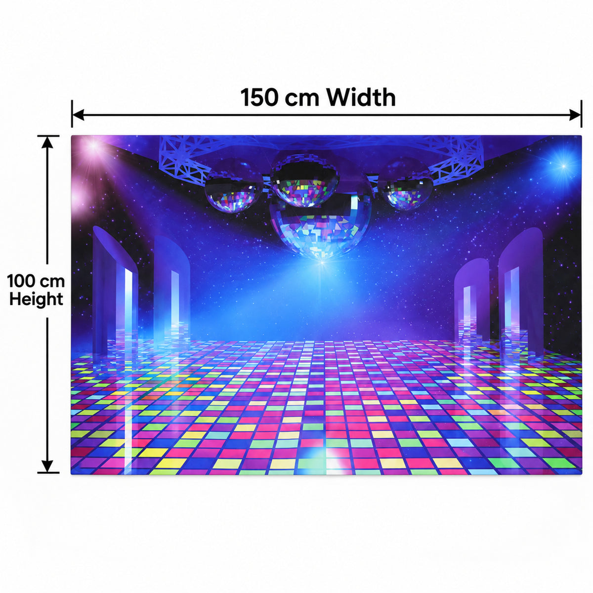 Backdrop curtain size 150x100cm