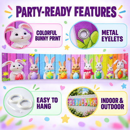 Easter backdrop party decor use