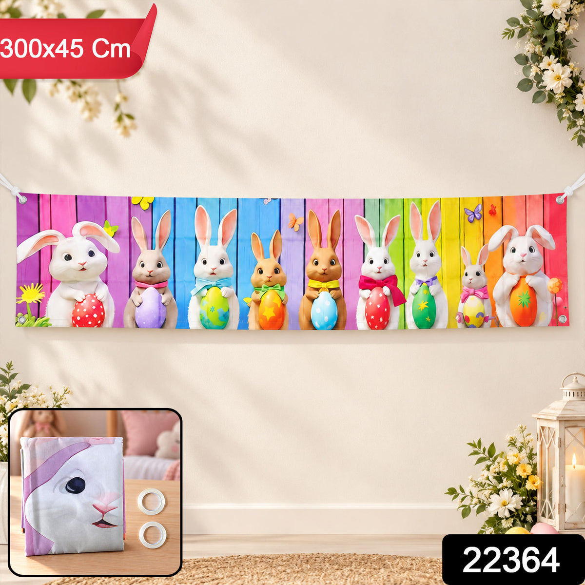 Easter backdrop curtain pack