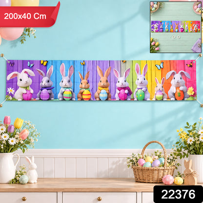 Easter bunny banner with product code 22376