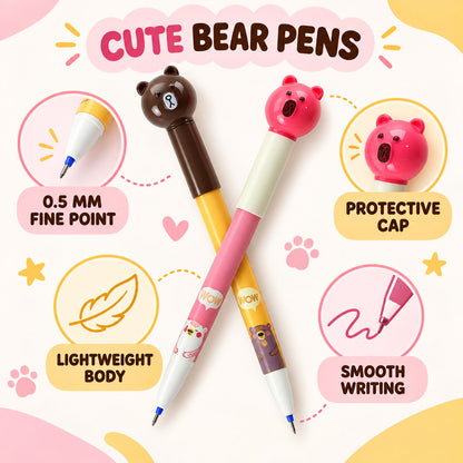 Bear pen features detail