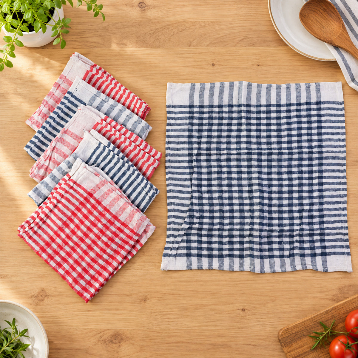 Absorbent kitchen dish cloth use