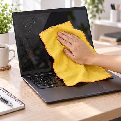 Cotton duster cloth for desk cleaning