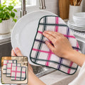 Multipurpose Dish Cleaning Cloth Set for Daily Kitchen Wiping (3 Pc, 36x36 Cm)
